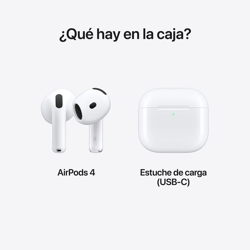 AirPods 4 Con Estuche De Carga Usb-C - Sin Cancelacion