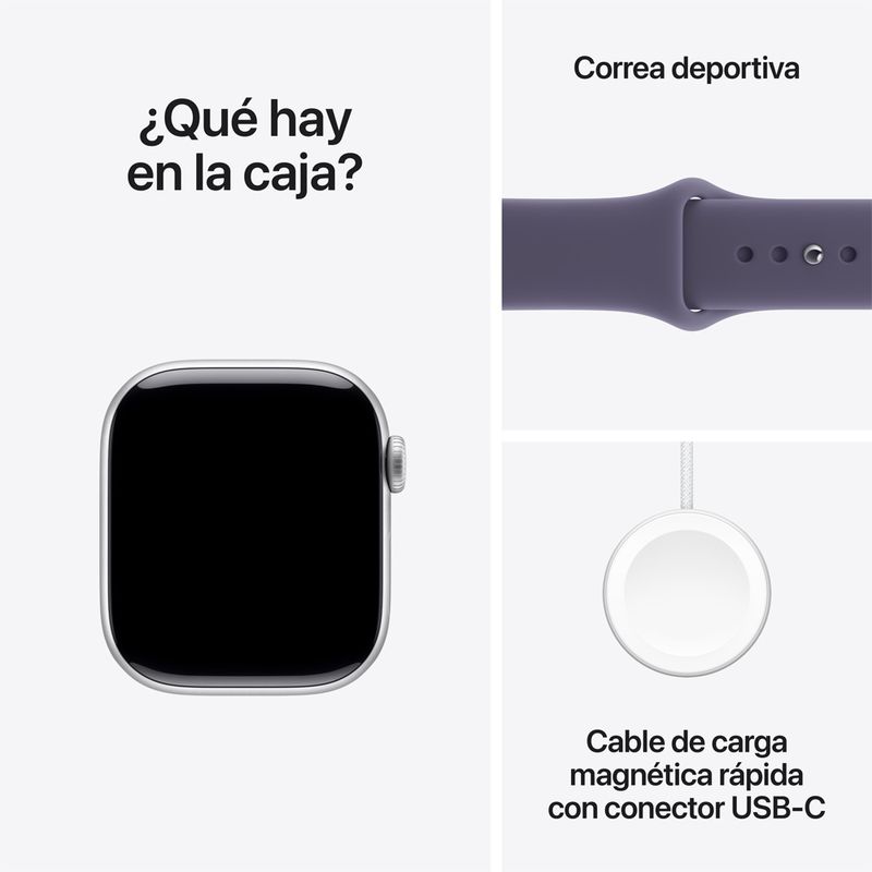 Apple Watch Series 11 GPS 42mm Correa Deportiva - Silver