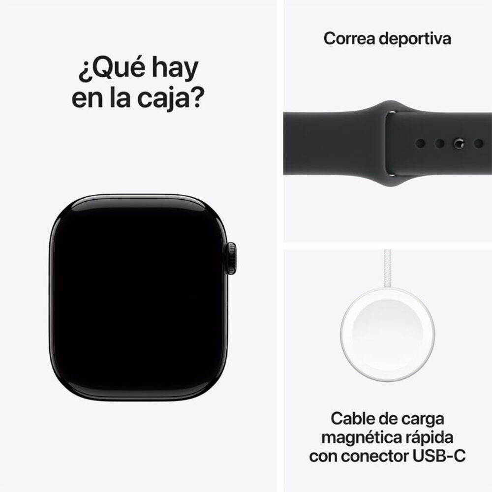 Apple Watch Series 11 GPS 46mm Correa Deportiva - Jet Black