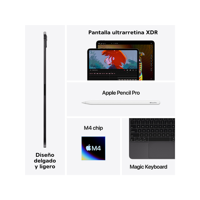 iPad Pro 11″ Chip M4 Wi-Fi 256GB - Silver