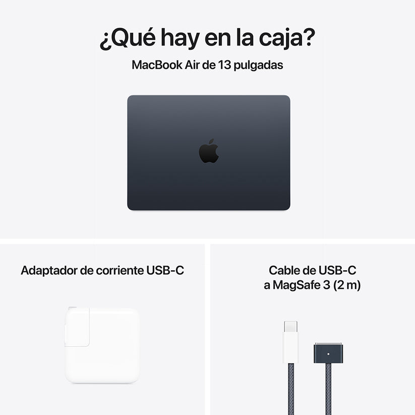 MacBook Air M4 13” 16GB Ram + 512GB SSD (Teclado Ingles ) - Midnight