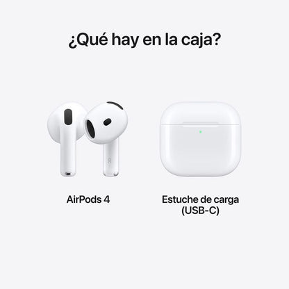 AirPods 4 Con Estuche De Carga Usb-C - Sin Cancelacion