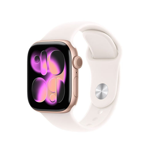 Apple Watch Series 11 GPS 42mm Correa Deportiva - Rose Gold