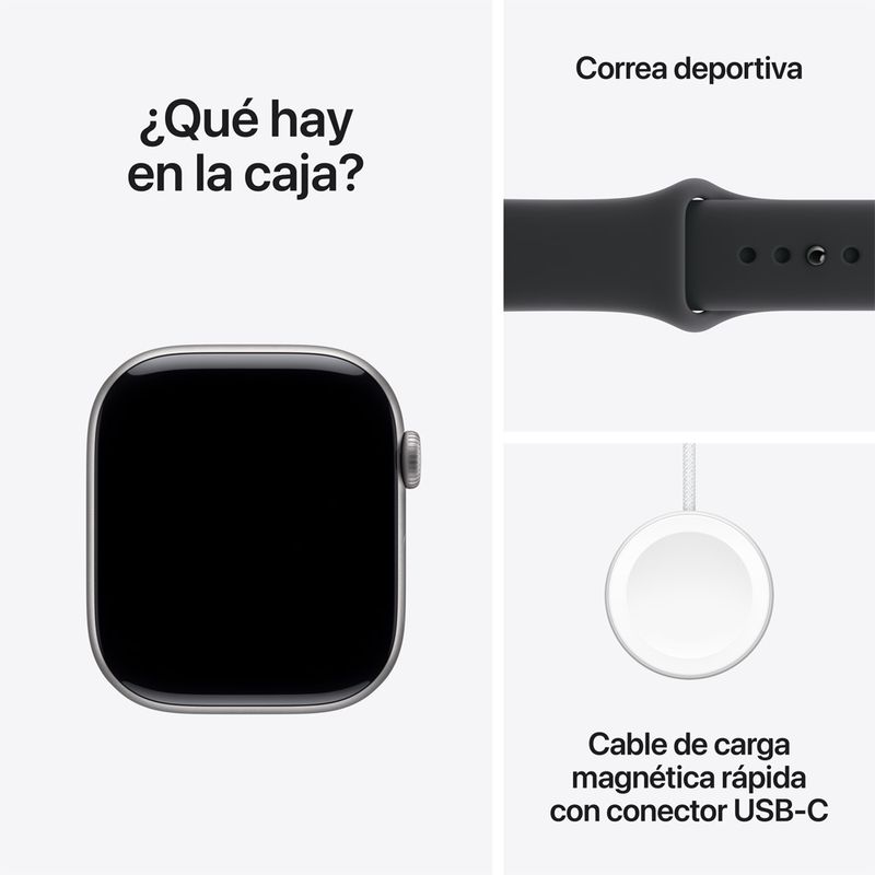Apple Watch Series 11 GPS 46mm Correa Deportiva - Space Gray