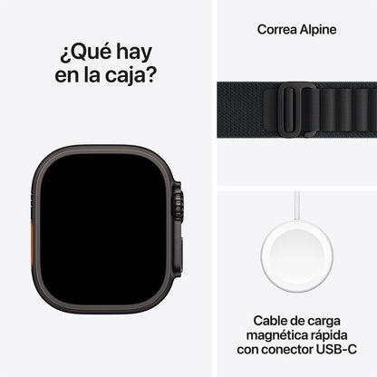 Apple Watch Ultra 3 Titanio Negro Alpine