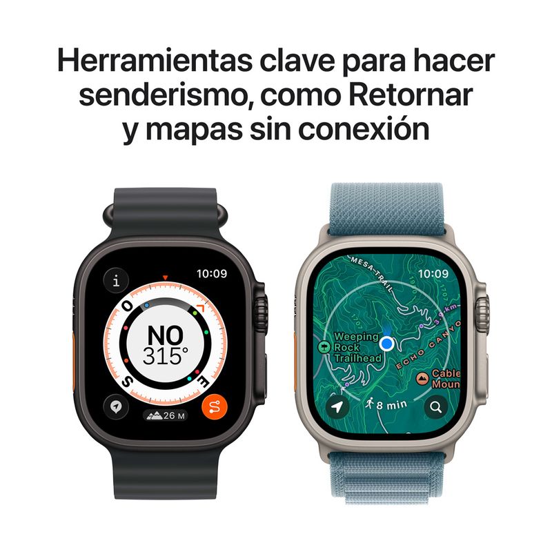 Apple Watch Ultra 3 Titanio Natural Ocean