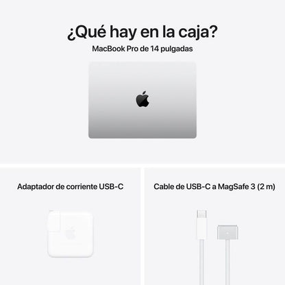 Macbook Pro 14″ M5 24GB RAM + 1TB SSD (Teclado Ingles) - Silver
