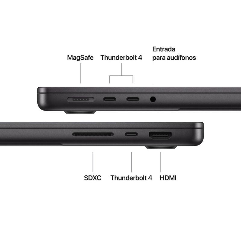 Macbook Pro 14″ M5 24GB RAM + 1TB SSD (Teclado Ingles) - Space Black