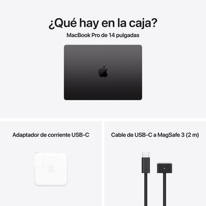 Macbook Pro 14″ M5 24GB RAM + 1TB SSD (Teclado Ingles) - Space Black