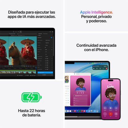 Macbook Pro 14″ M5 Pro 24GB RAM + 1TB SSD (Teclado Ingles) - Space Black