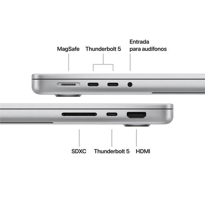 Macbook Pro 14″ M5 Pro 24GB RAM + 1TB SSD (Teclado Ingles) - Silver