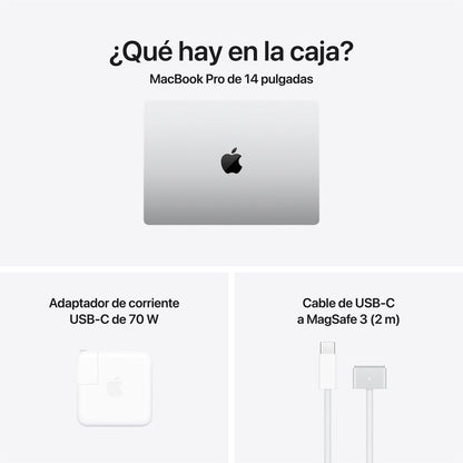 Macbook Pro 14″ M5 Pro 24GB RAM + 1TB SSD (Teclado Ingles) - Silver