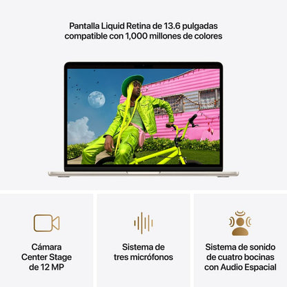 MacBook Air 13 M5 Blanco estelar