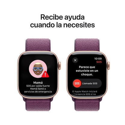 Apple Watch Series 10 46mm Gps Sport Loop - Gold Rose