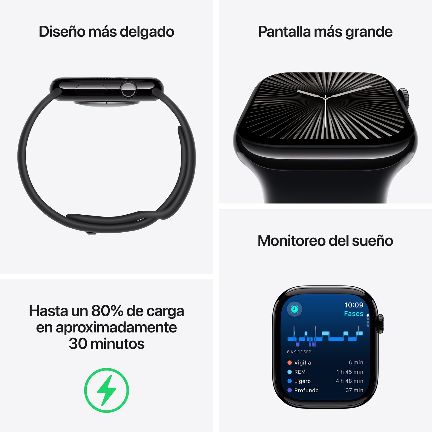 Apple Watch Series 10 42mm Gps Sport Band - Silver