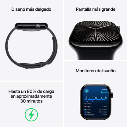 Apple Watch Series 10 42mm Gps Sport Band - Silver