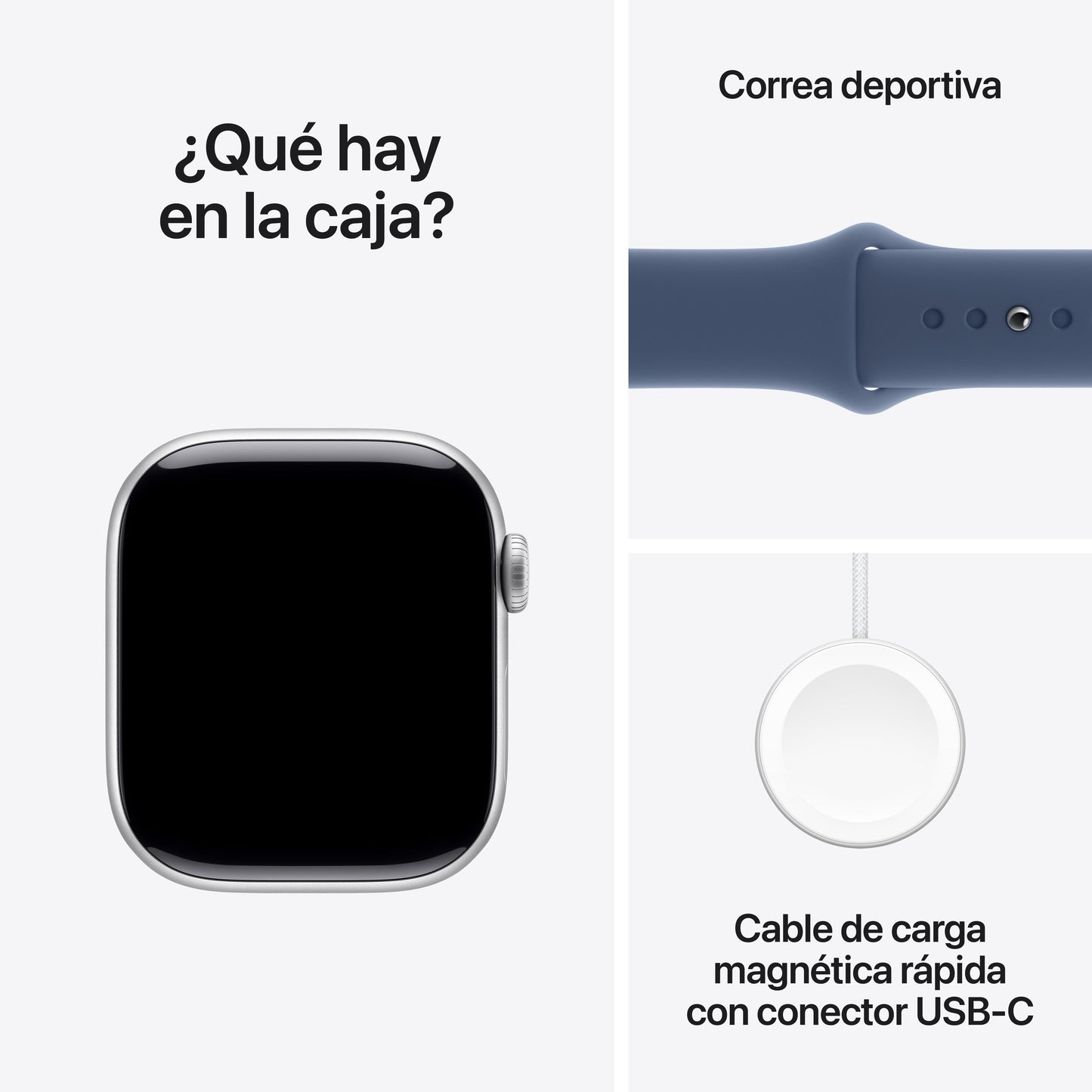 Apple Watch Series 10 42mm Gps Sport Band - Silver