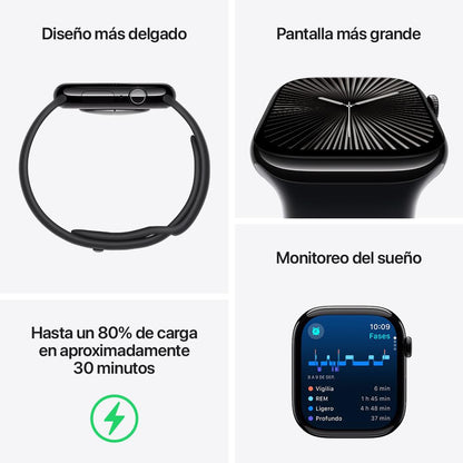 Apple Watch Series 10 46mm Gps Sport Band - Silver