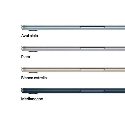 MacBook Air M4 15” 16GB Ram + 256GB SSD (Teclado Ingles ) - Midnight