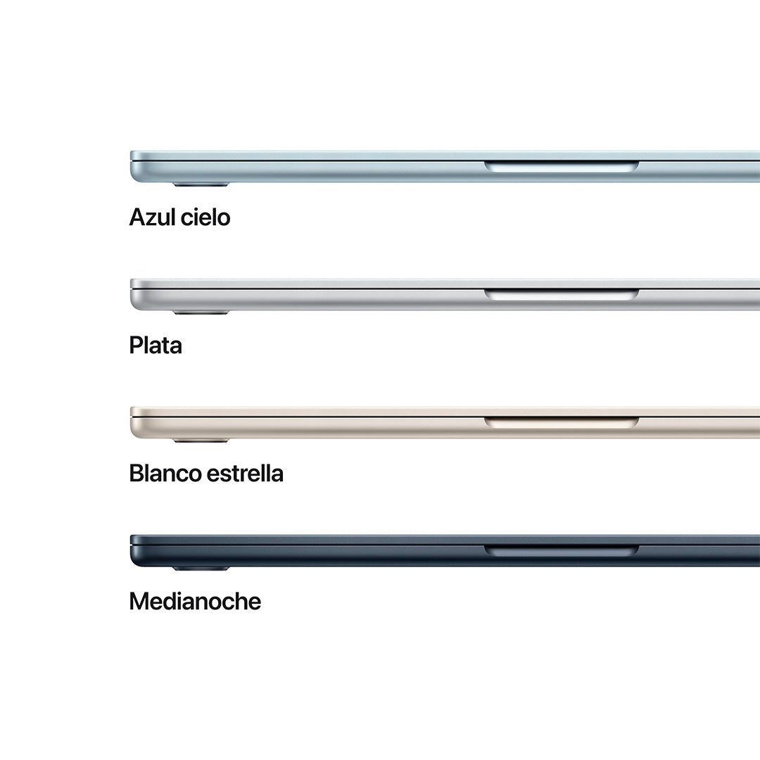 MacBook Air M4 15” 16GB Ram + 512GB SSD (Teclado Ingles ) - Midnight