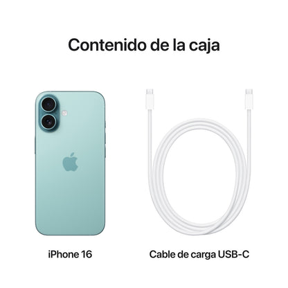 iPhone 16 128GB Chip - Verde Azulado