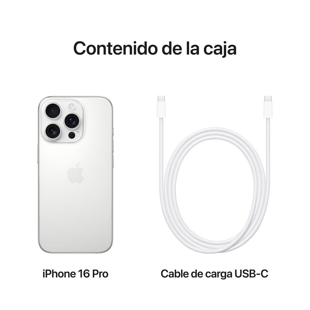 iPhone 16 Pro 256GB(eSim) - White Titanium
