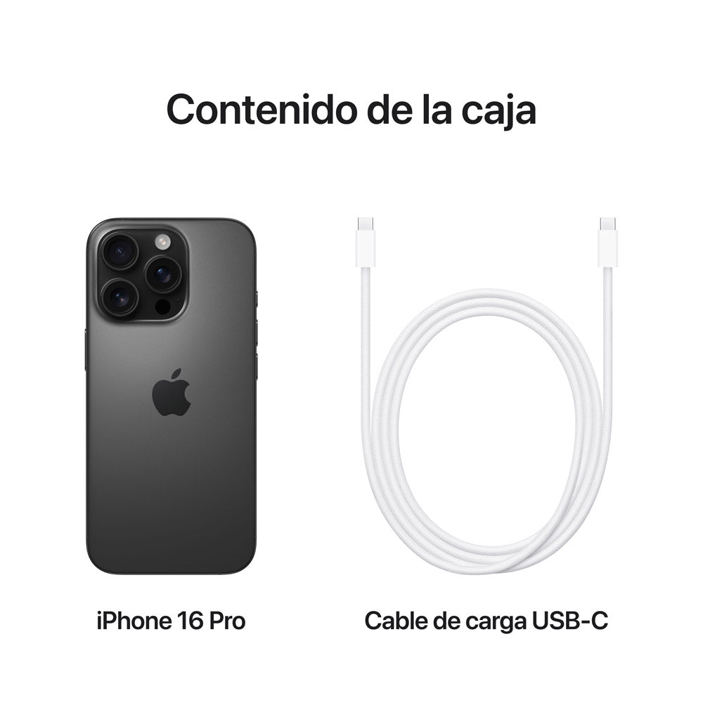 iPhone 16 Pro 128GB (eSim) - Black Titanium